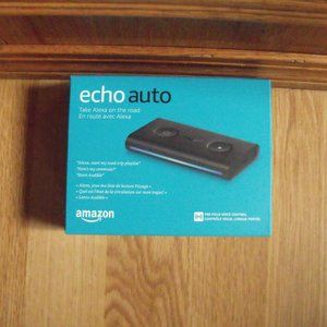 Amazon Echo Auto Bluetooth for iPhone and Android new, never used.